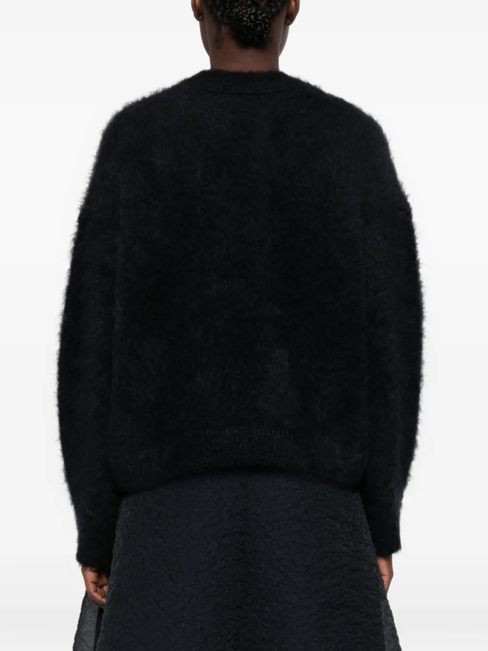 Cecilie Bahnsen CBFirall flower-patch sweater Zwart