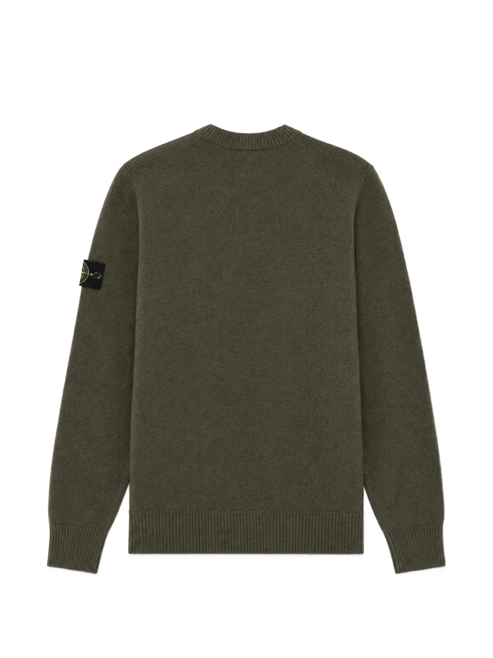 Stone Island Trui met ronde hals en Compass-patch Groen
