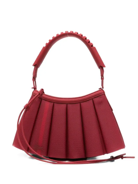 Lacoste small Lenglen pleated shoulder bag