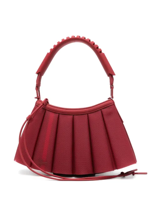 Lacoste small Lenglen pleated shoulder bag