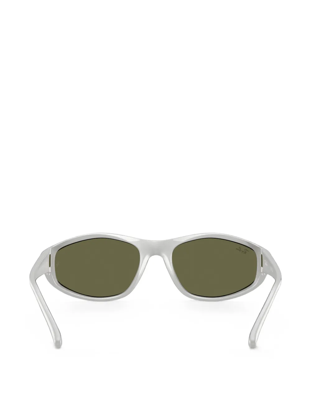 Ray-Ban Zonnebril met geometrisch montuur Wit