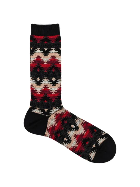 Anonymous Ism Wigwam JQ Crew geometric-pattern socks