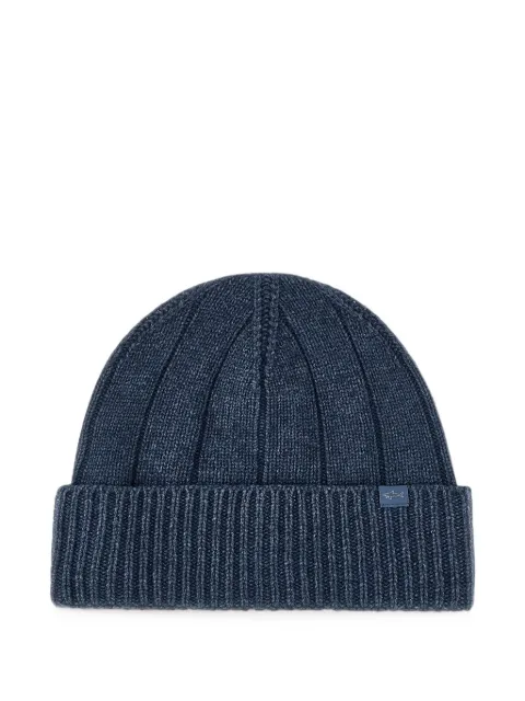 Paul & Shark ribbed-knit beanie hat