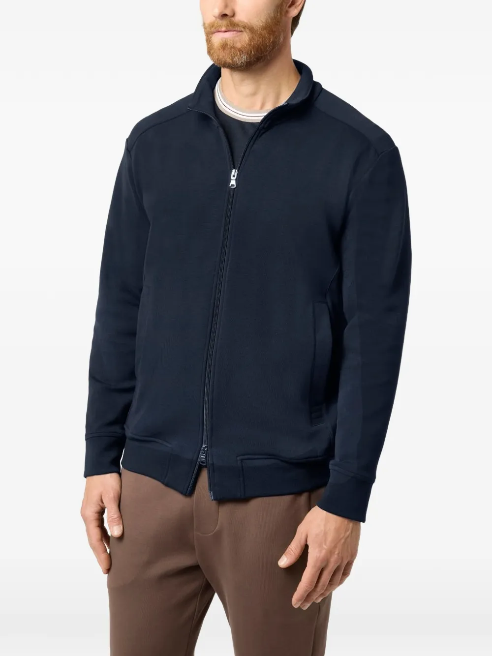 Paul & Shark Sweater met rits Blauw