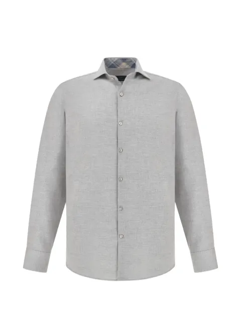 Paul & Shark Camisa flanelada de algodão