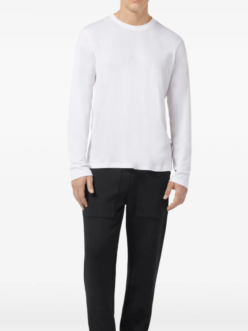 Paul & Shark Supima katoenen Alcantara broek Zwart