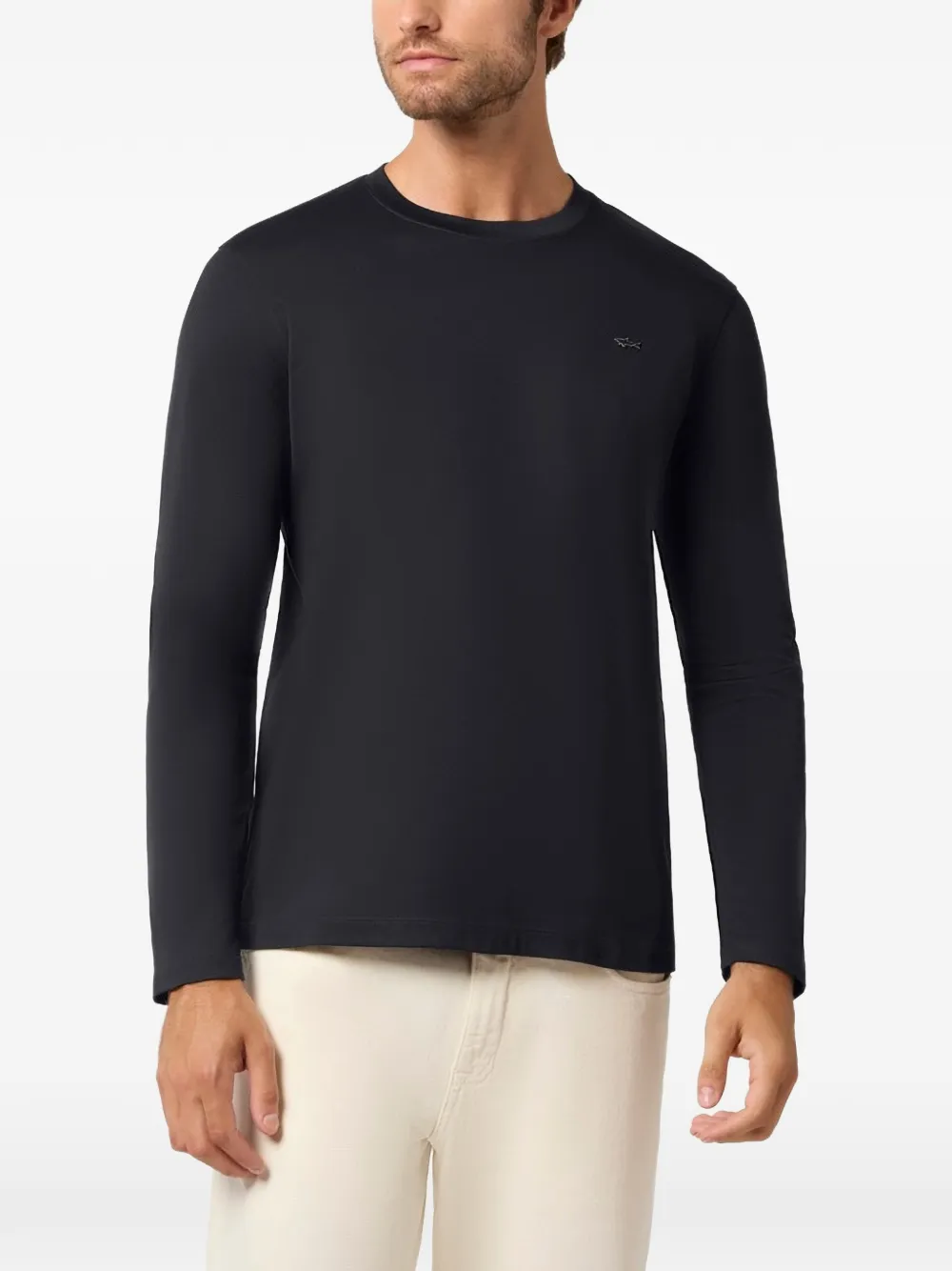 Paul & Shark Aqua Touch katoenen T-shirt Blauw