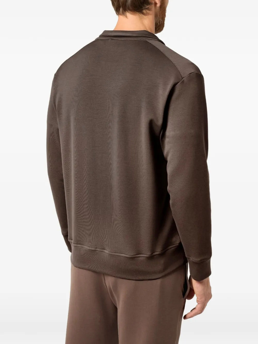 Paul & Shark Sweater met rits Bruin