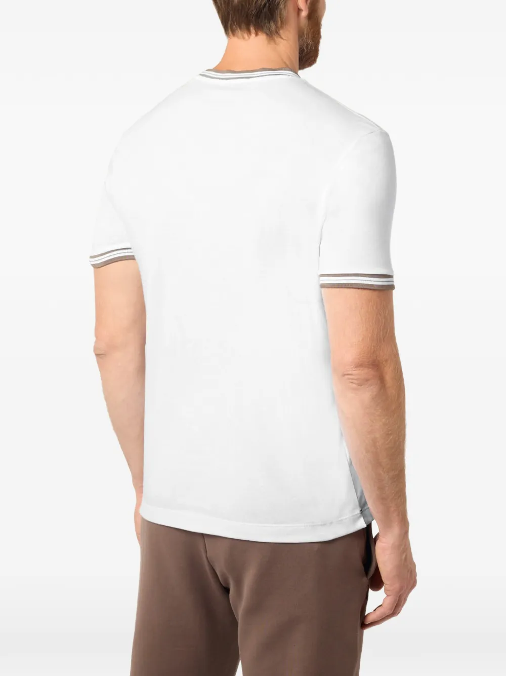 Paul & Shark X-Soft T-shirt met geborduurd wapenschild Wit