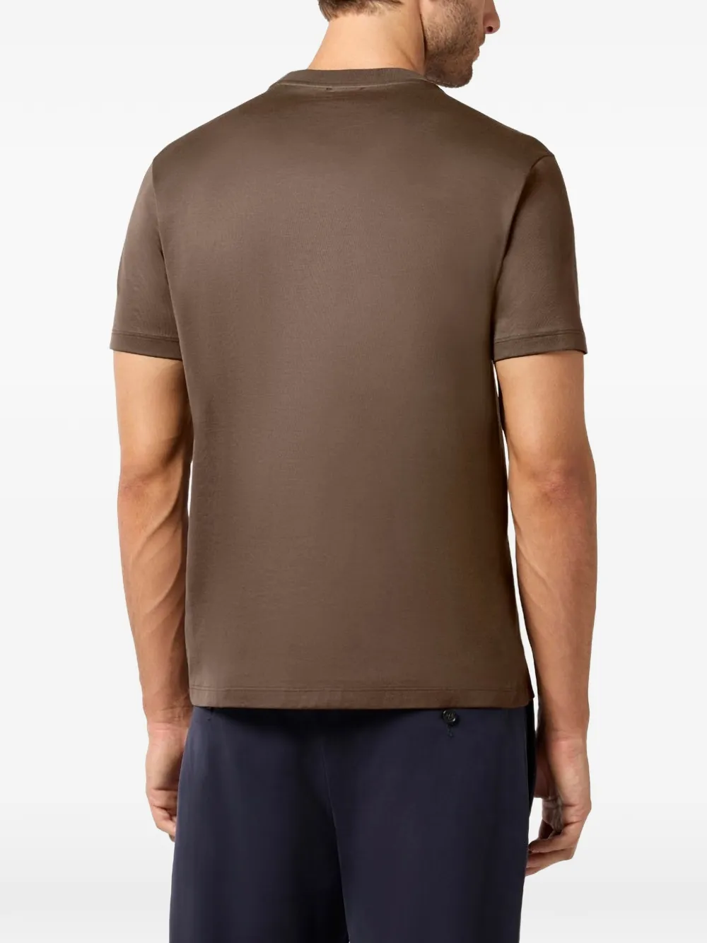 Paul & Shark Aqua Touch logo-embroidered T-shirt Bruin