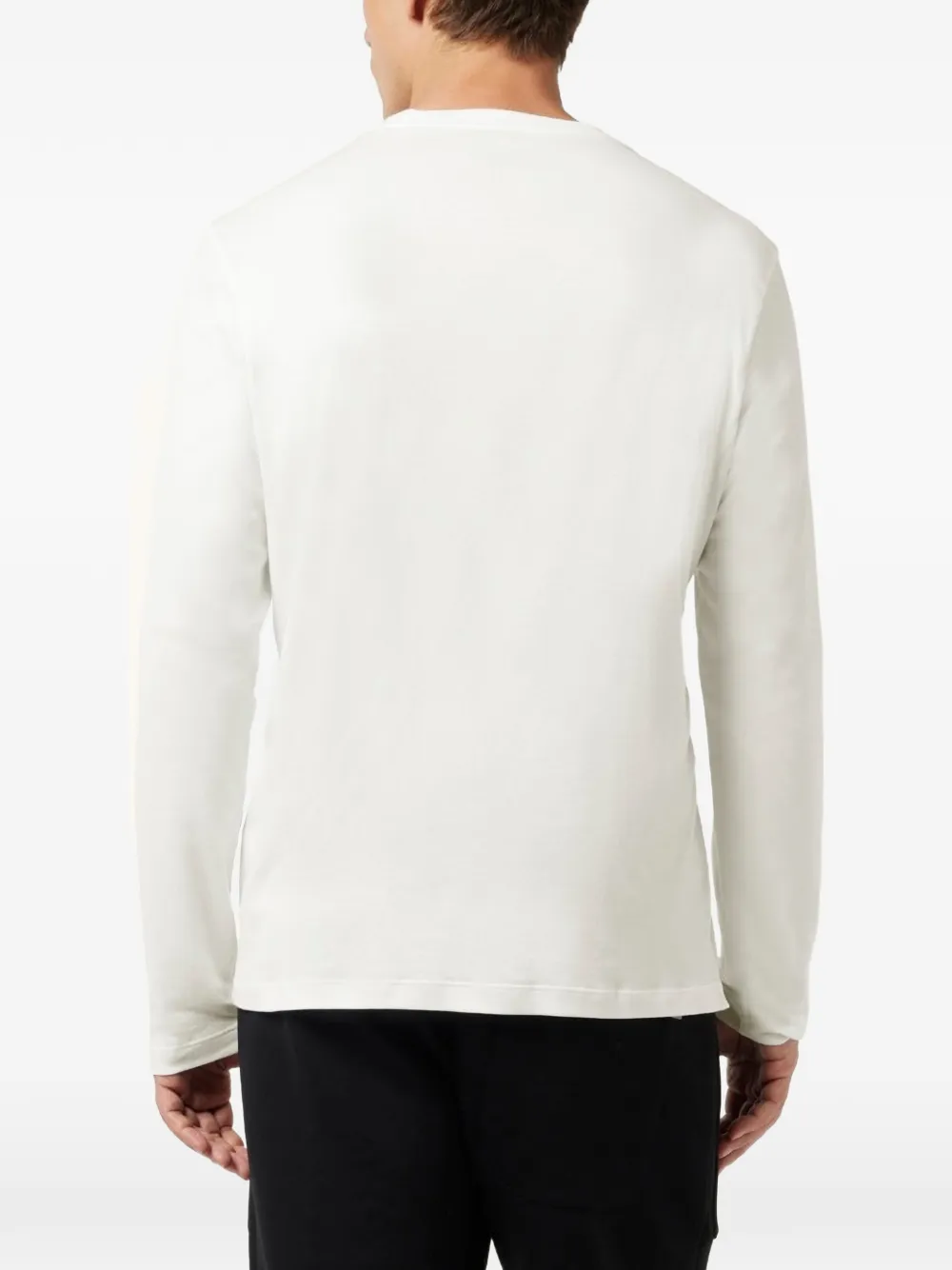 Paul & Shark Fil-à-fil T-shirt met lange mouwen Wit