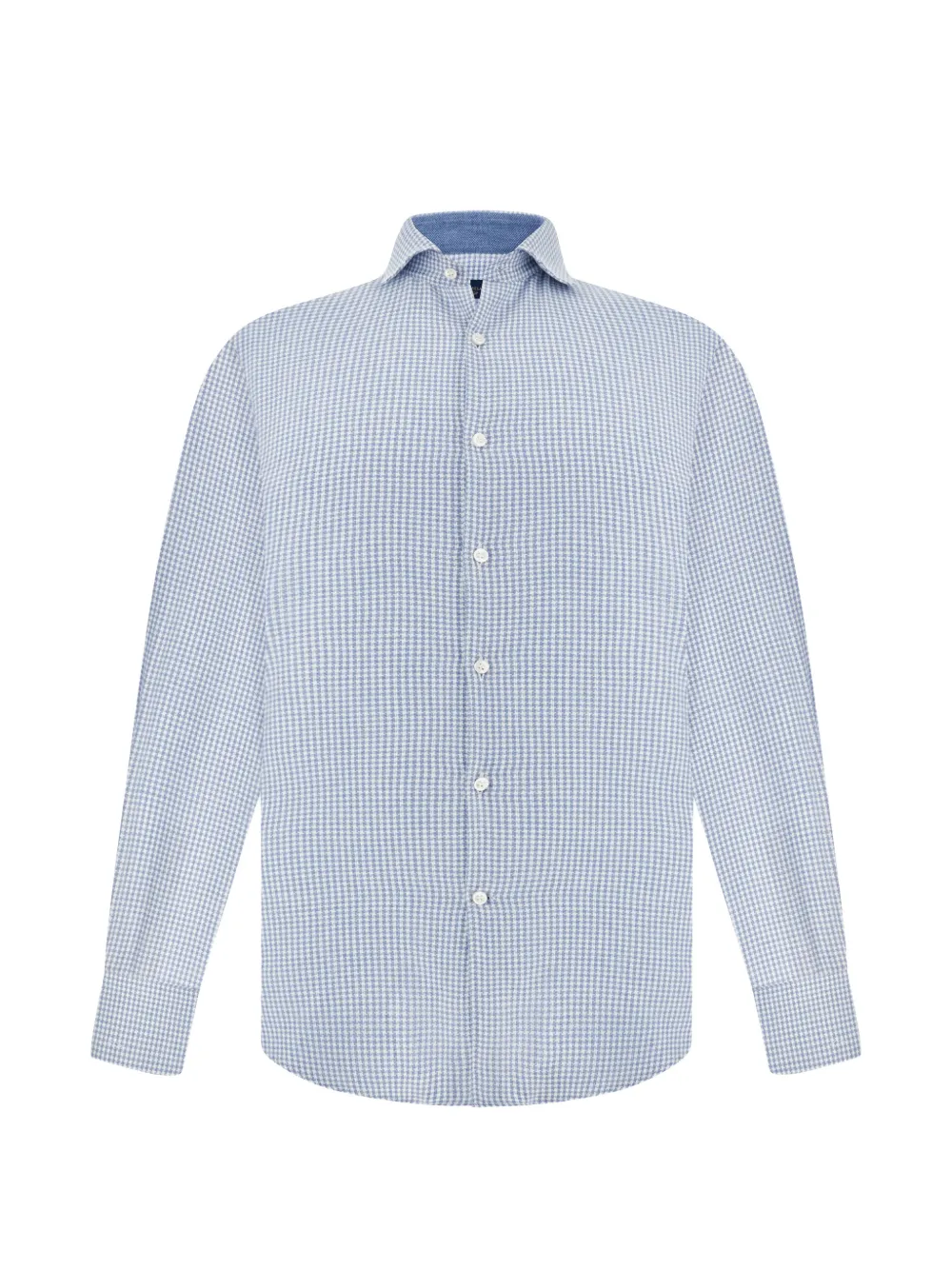 Paul & Shark X-Soft houndstooth-pattern flannel shirt