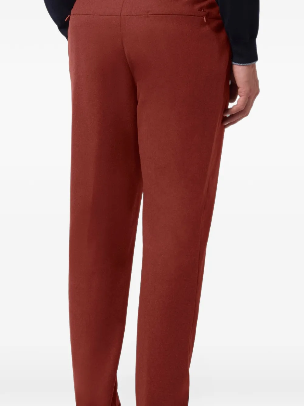 Paul & Shark Alba pleated trousers Rood