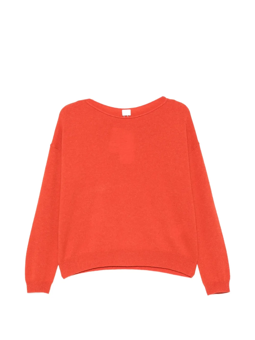 C.t.plage Boat-neck Cashmere Sweater In Orange