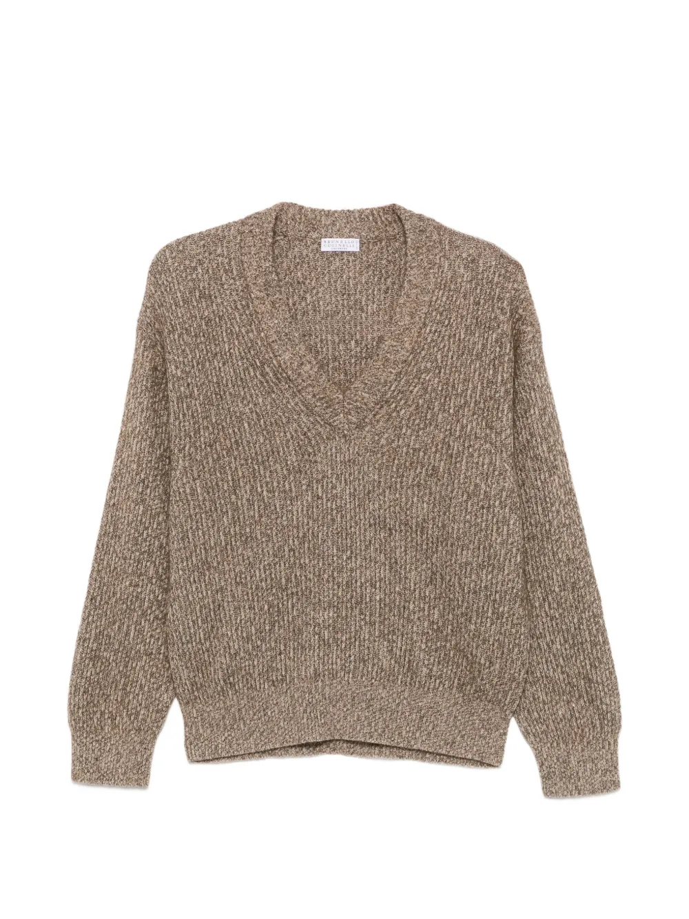 Brunello Cucinelli V-neck sweater - Brown