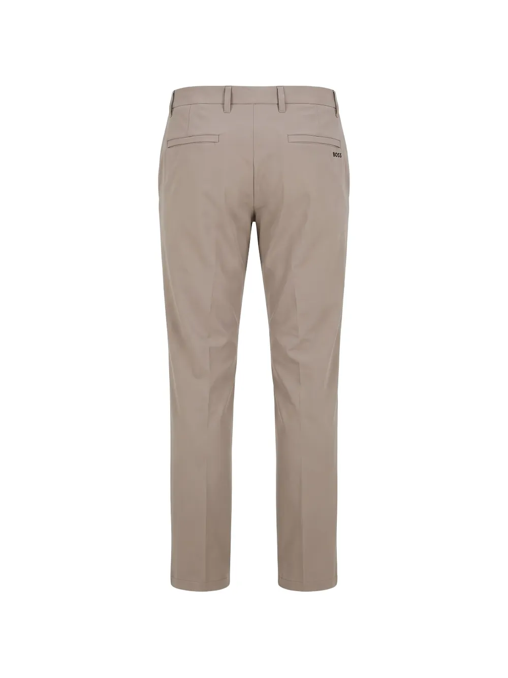 BOSS Pantalon met logoprint Beige