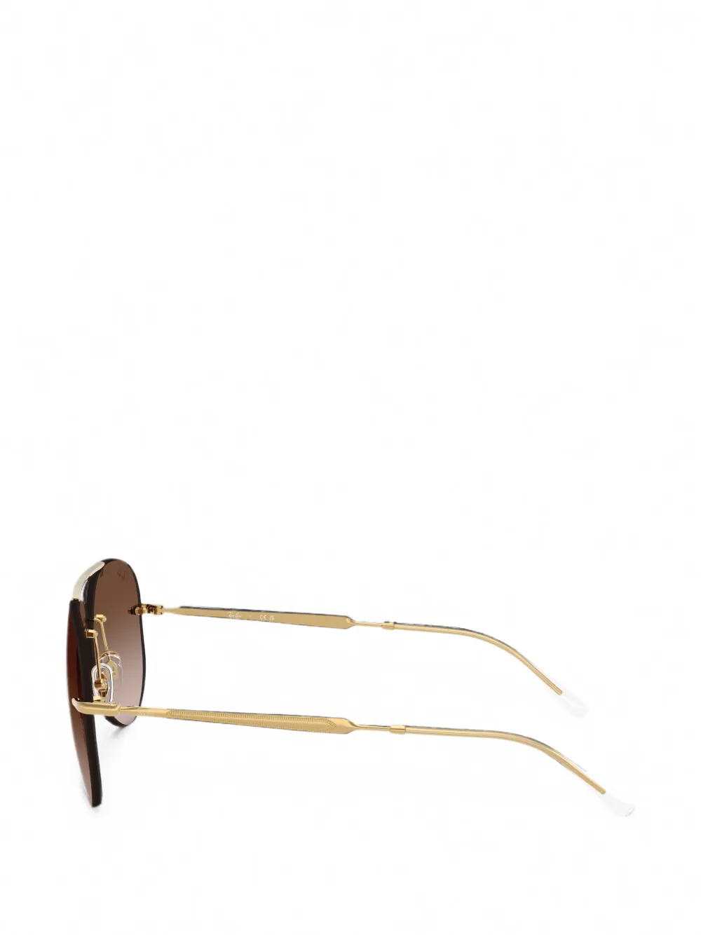 Ray-Ban Zonnebril met piloten montuur Goud