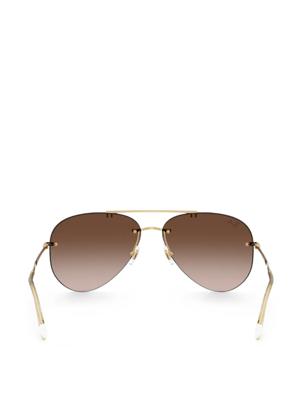 Ray-Ban Zonnebril met piloten montuur Goud