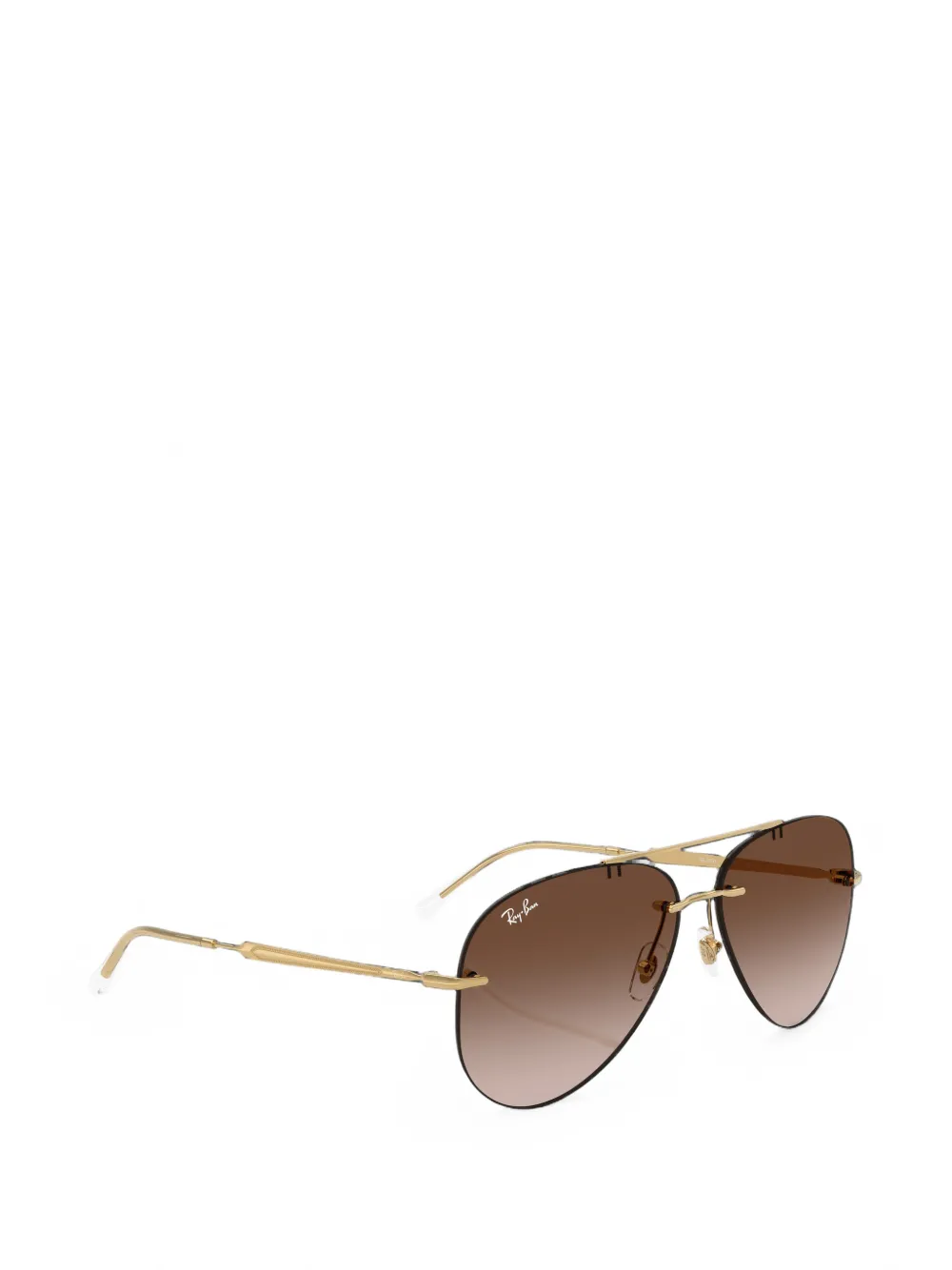 Ray-Ban Zonnebril met piloten montuur Goud