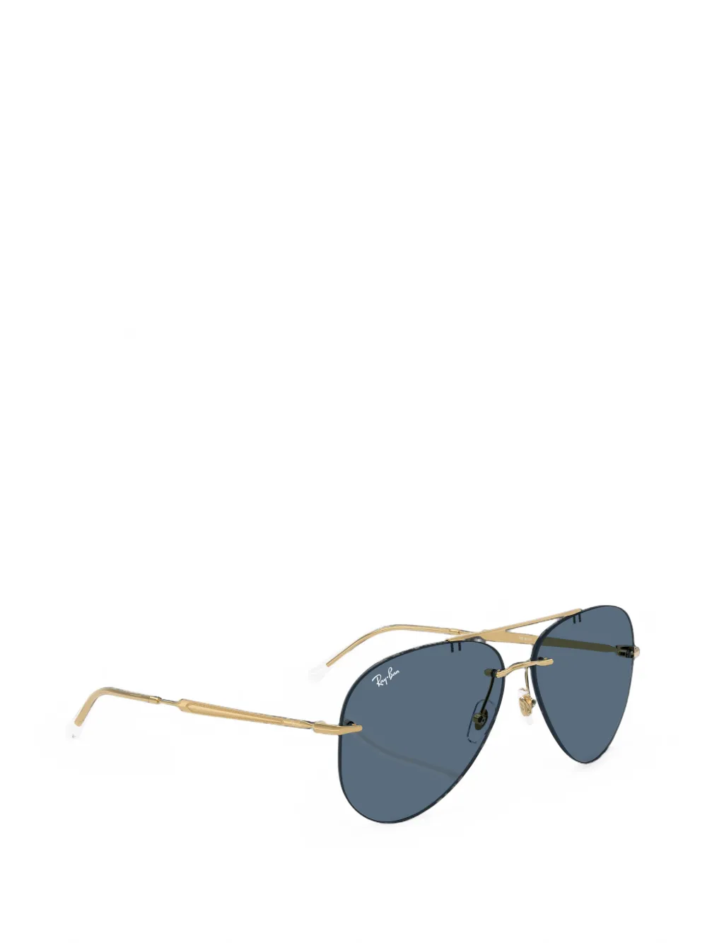 Ray-Ban Zonnebril met piloten montuur Goud