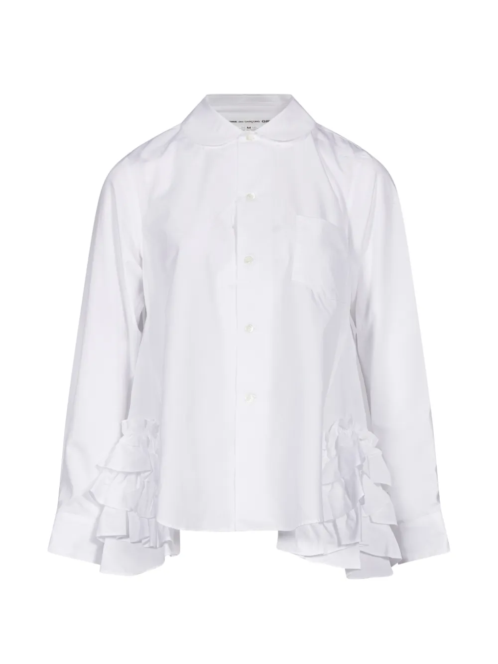 Comme Des Garçons ruffled peter pan collar shirt