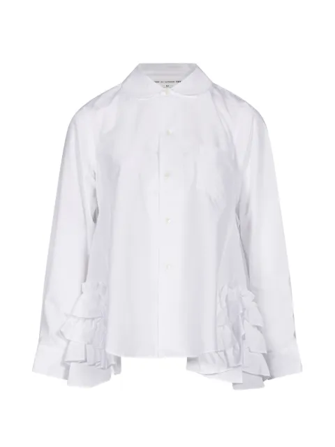 Comme Des Garçons ruffled peter pan collar shirt