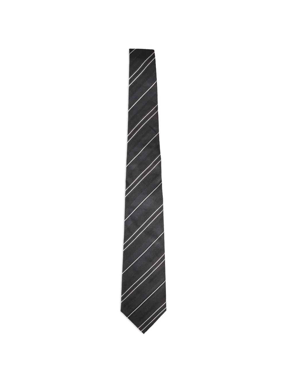 Junya Watanabe MAN diagonal-stripe tie - Nero