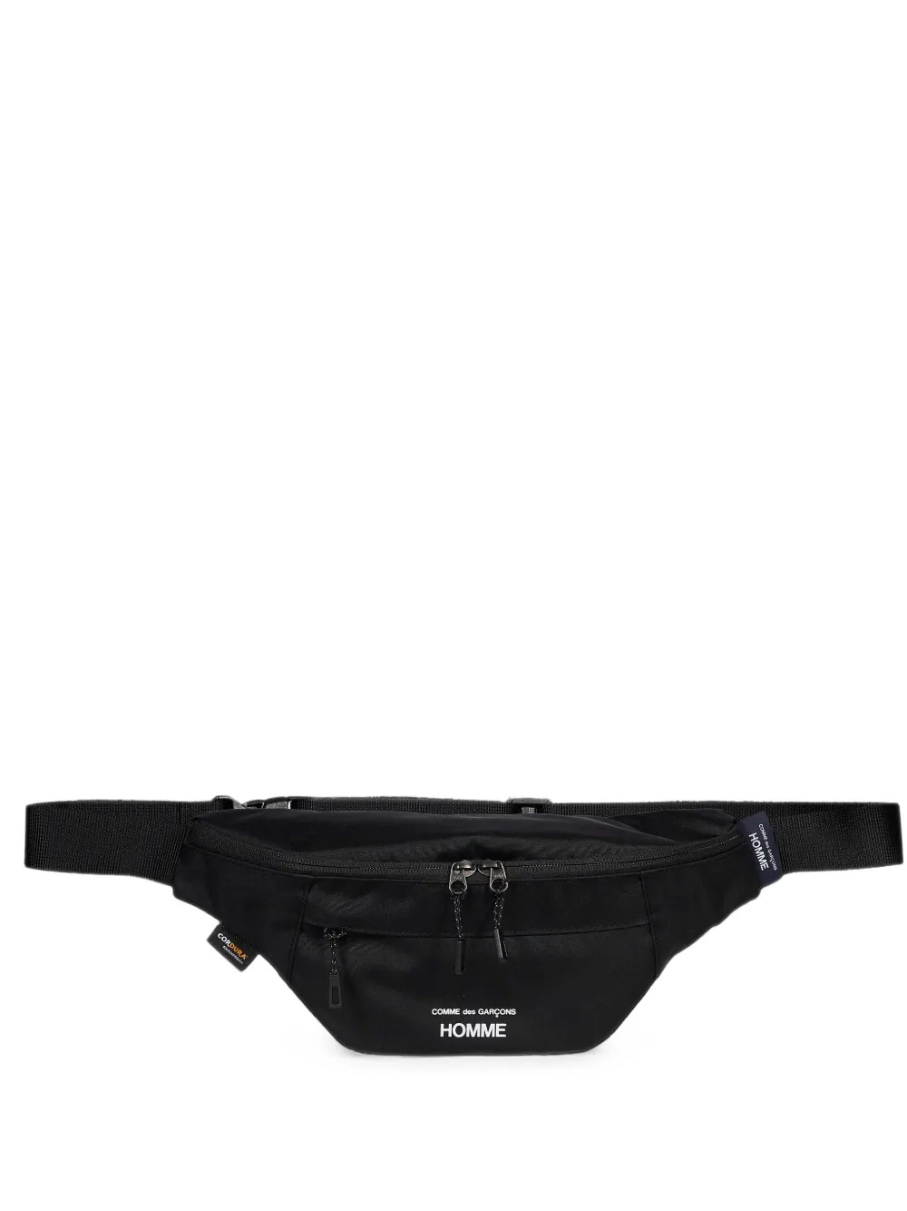 Comme des Garçons Homme logo-print buckle-fastening belt bag - Noir Comme des Garçons Homme logo-print buckle-fastening belt bag - Noir