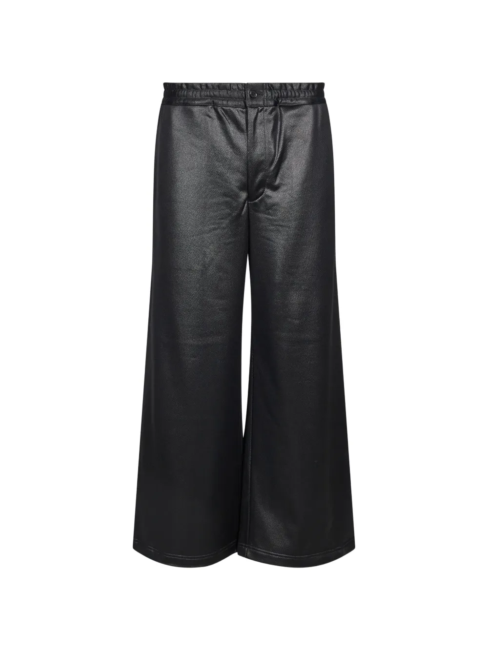 Comme des Garçons Homme Plus perforated-texture wide-leg trousers - Nero