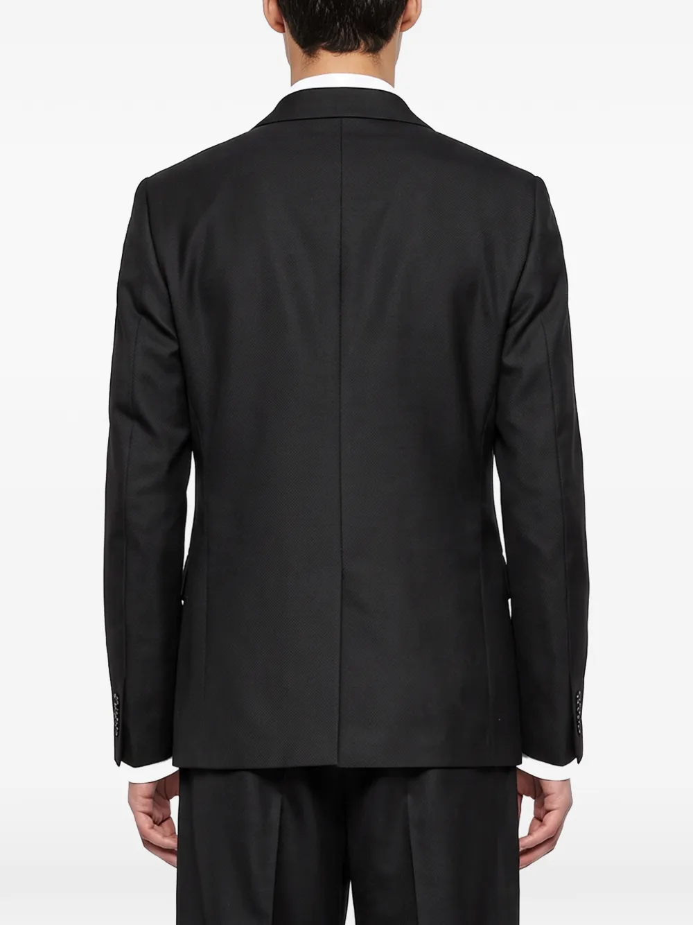 Comme des Garçons Homme Plus Blazer met enkele rij knopen Zwart