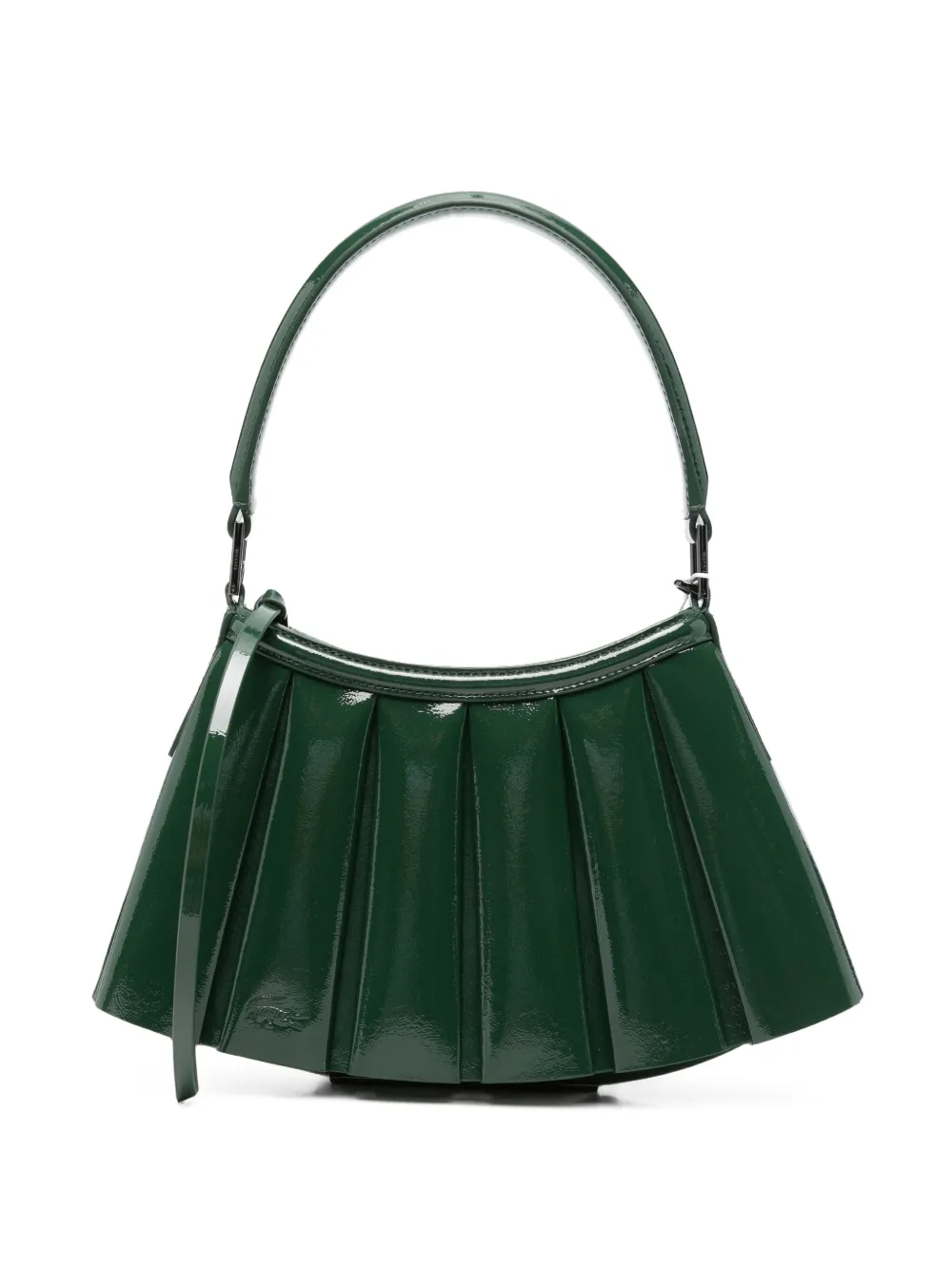 Lacoste small Lenglen pleated shoulder bag - Green