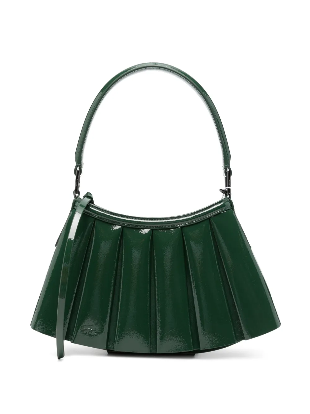 Lacoste small Lenglen pleated shoulder bag - Verde