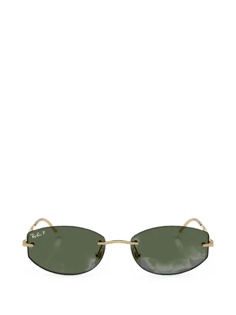 Ray-Ban rimless irregular-frame sunglasses
