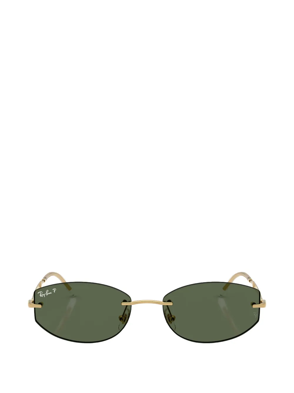 Ray-Ban rimless irregular-frame sunglasses