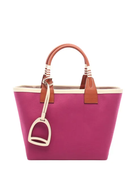 Hermès Pre-Owned 2022 Toile and Swift Steeple 25 tote bag