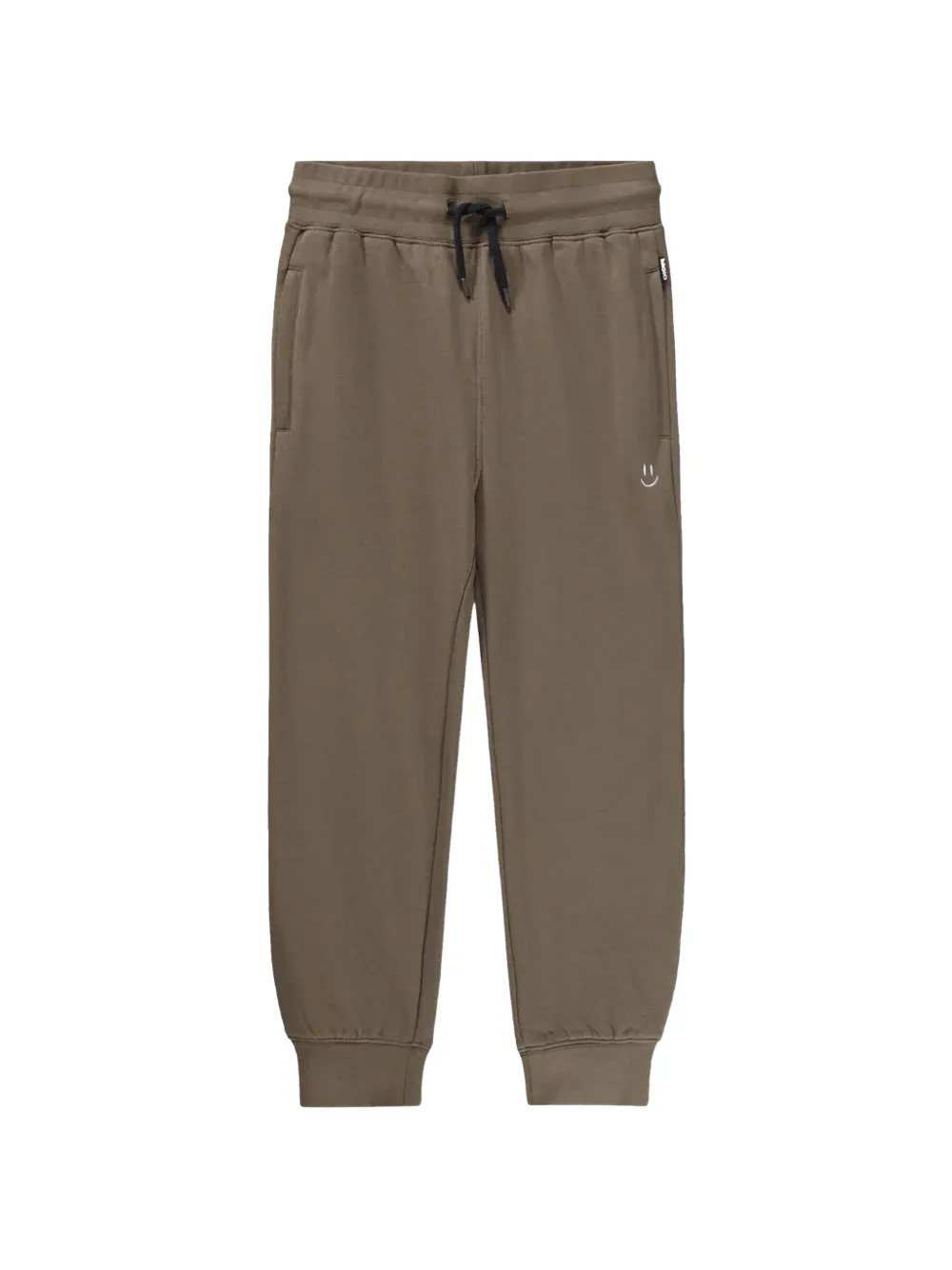 Molo Alvar logo-patch track pants - Marrone