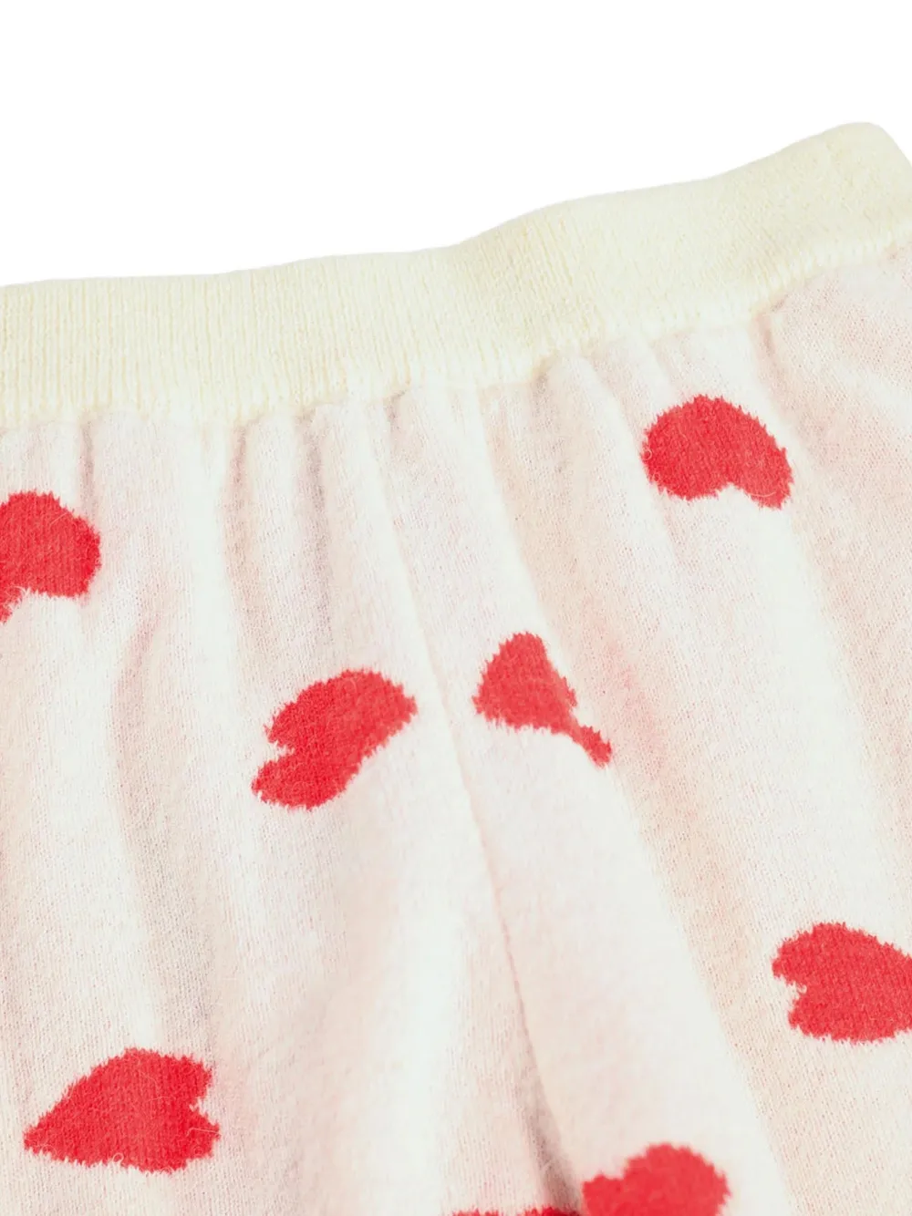 Molo Trainingsbroek met hart-intarsia Beige