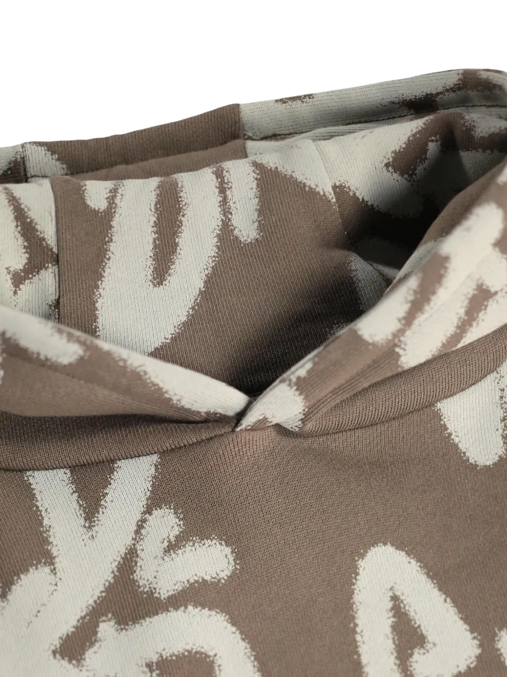 Molo Hoodie met graffiti-print Bruin