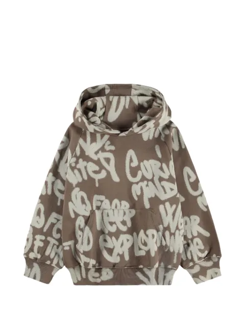 Molo graffiti-print hoodie