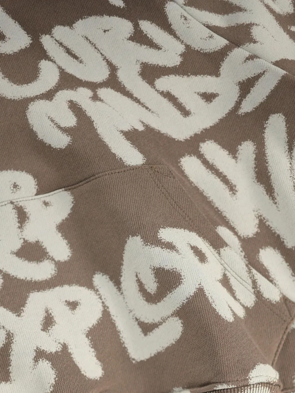 Molo Hoodie met graffiti-print Bruin