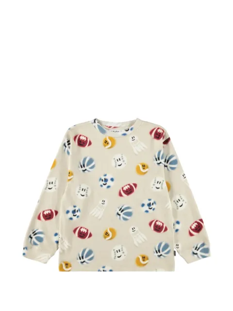 Molo Rube graphic-print long-sleeve T-shirt
