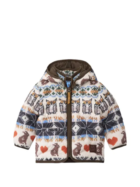 Molo Harmony quilted Fair Isle jacket