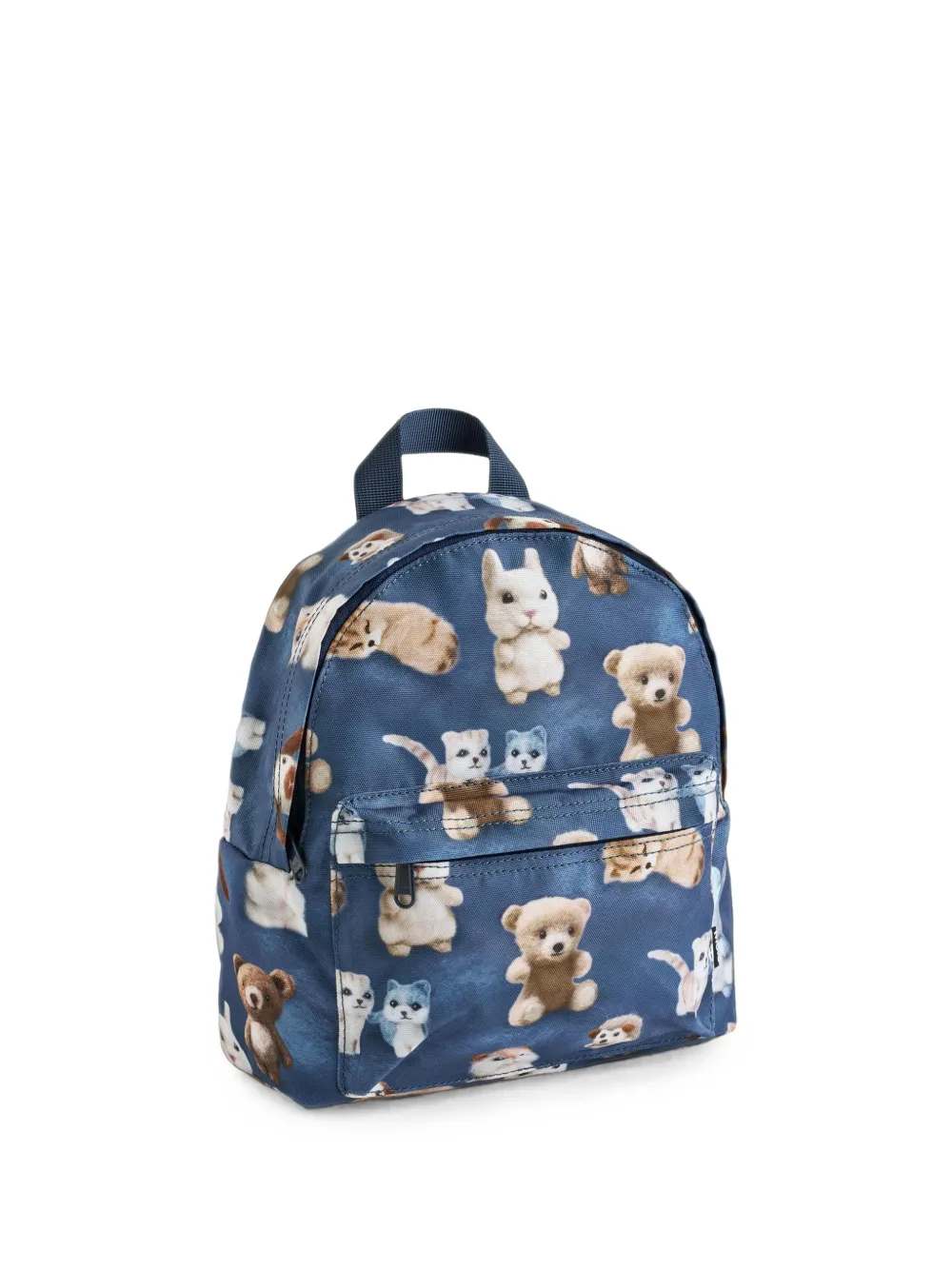 Molo animal-print zip-around backpack - Blu