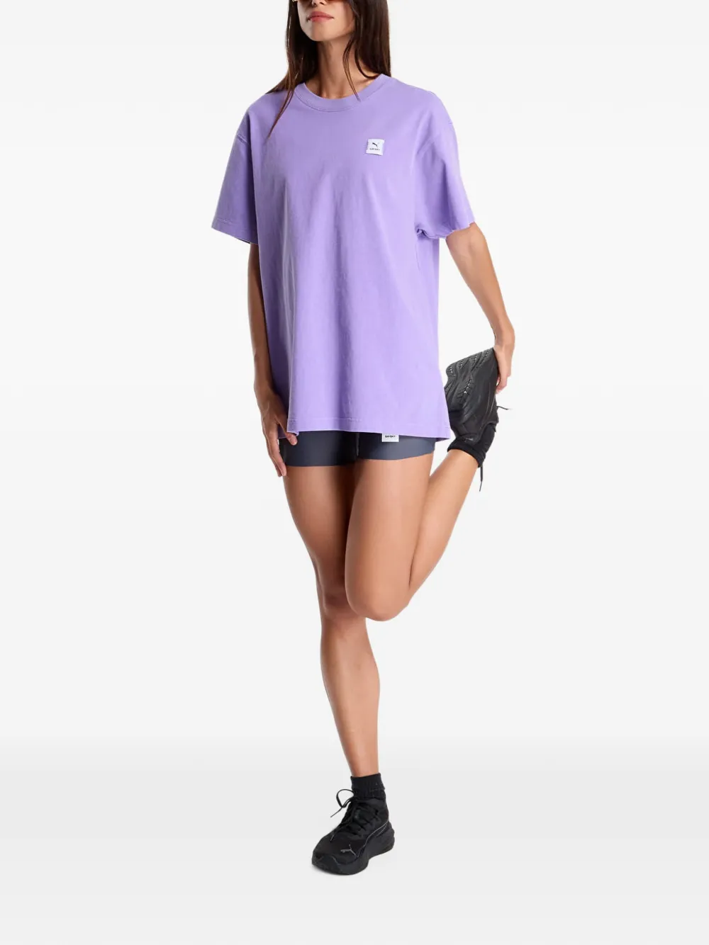 PUMA x Saysky T-shirt met grafische print Paars
