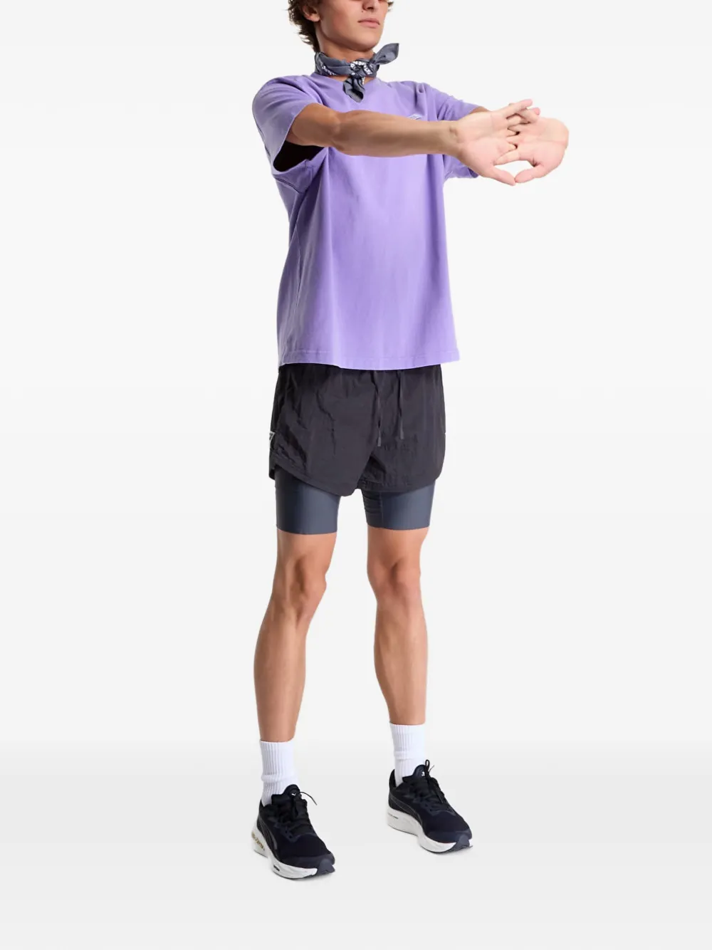 PUMA x Saysky T-shirt met grafische print Paars