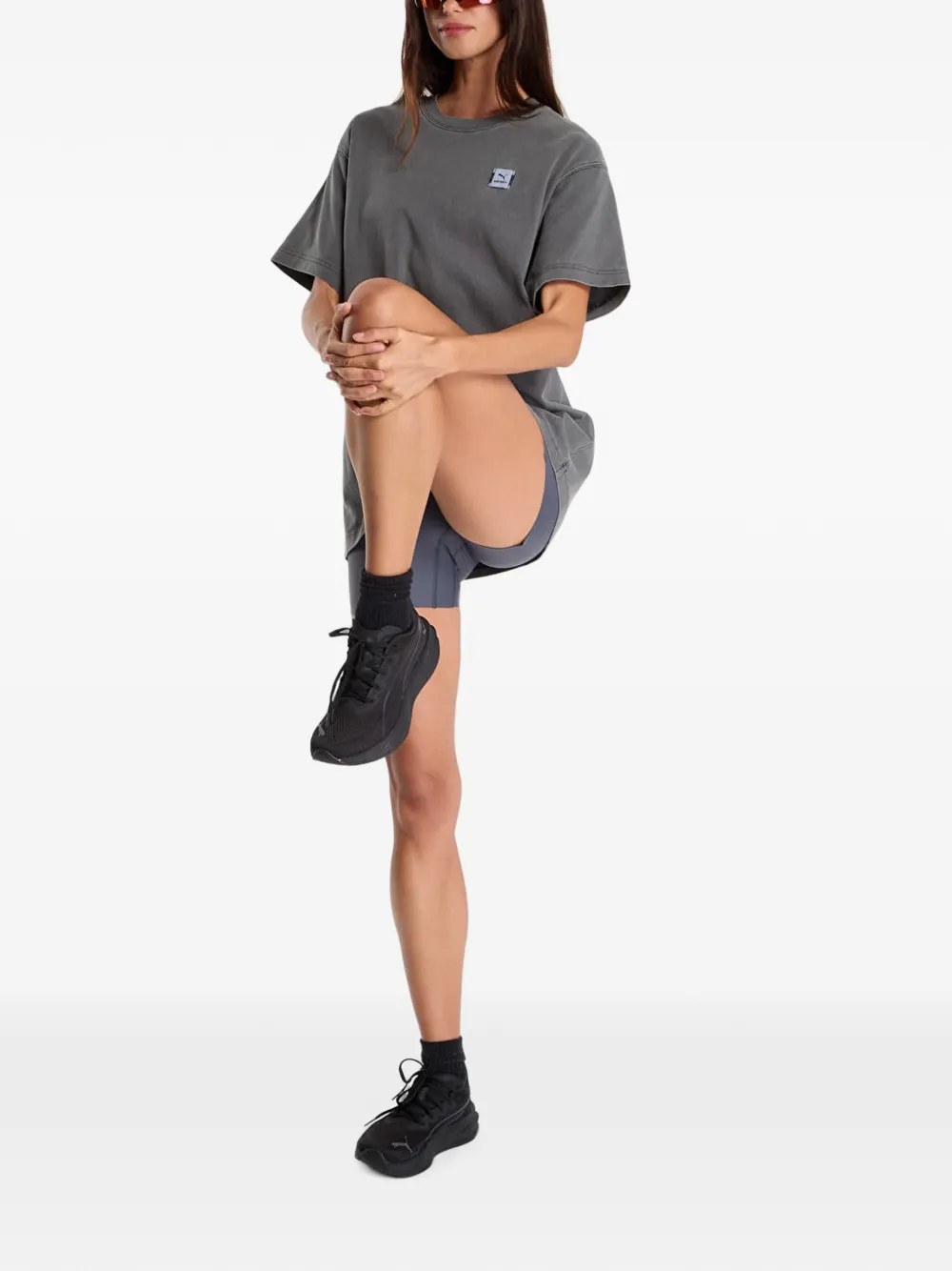 PUMA x Saysky graphic-print T-shirt Grijs