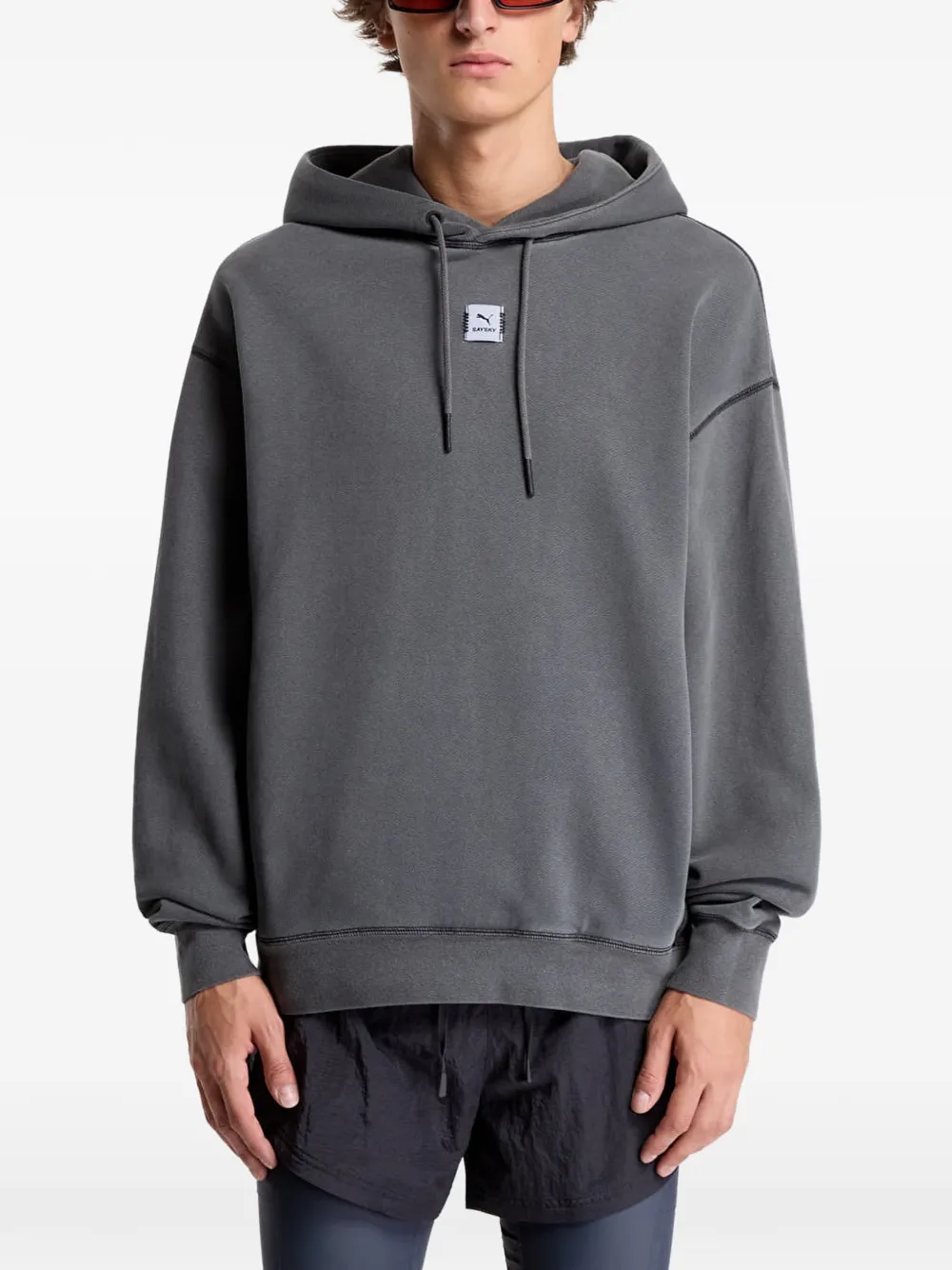 PUMA x Saysky hoodie met grafische print Grijs