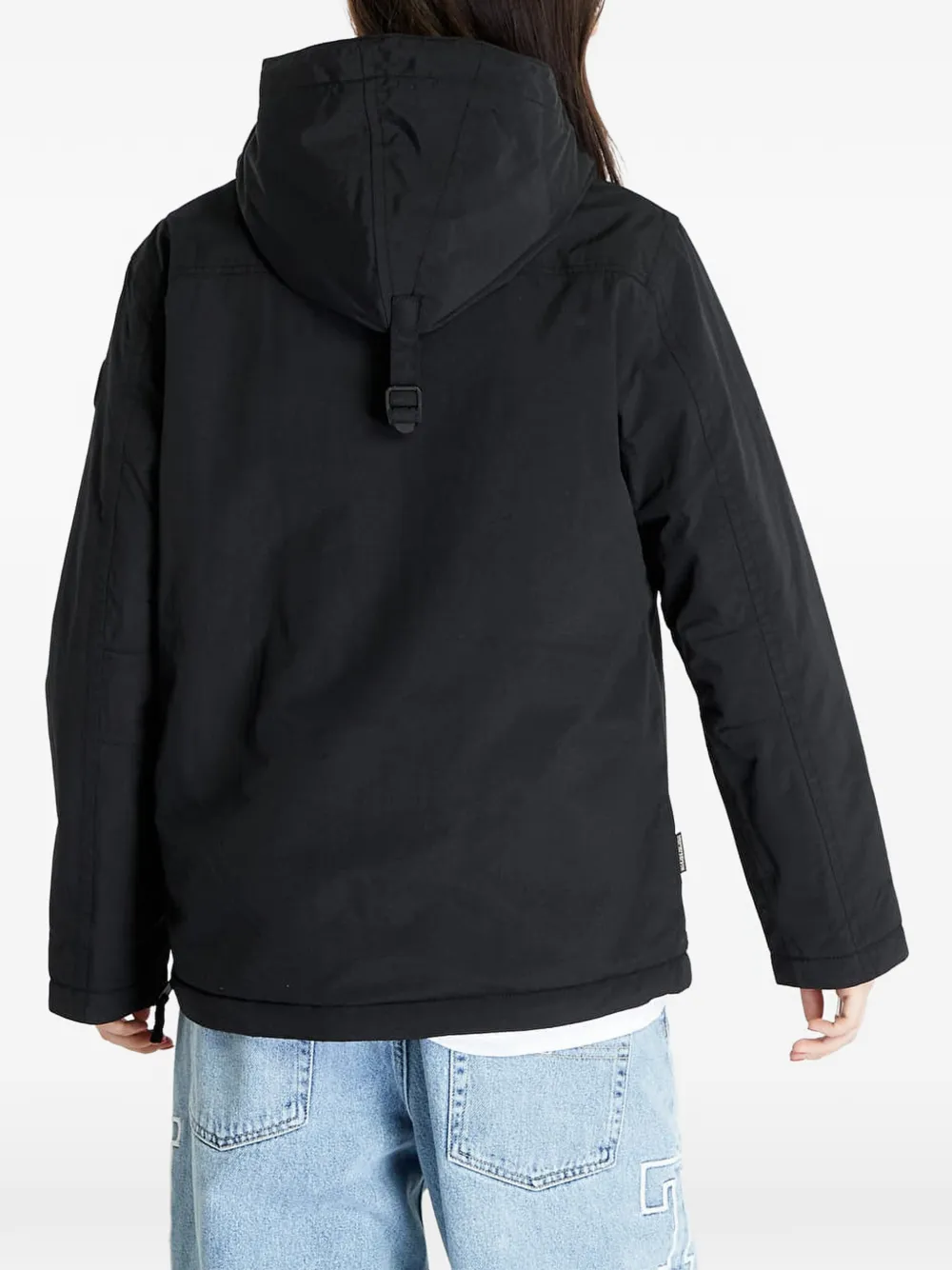 Napapijri Rainforest logo-patch jacket Zwart