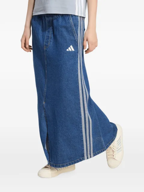 adidas Stadium washed denim skirt