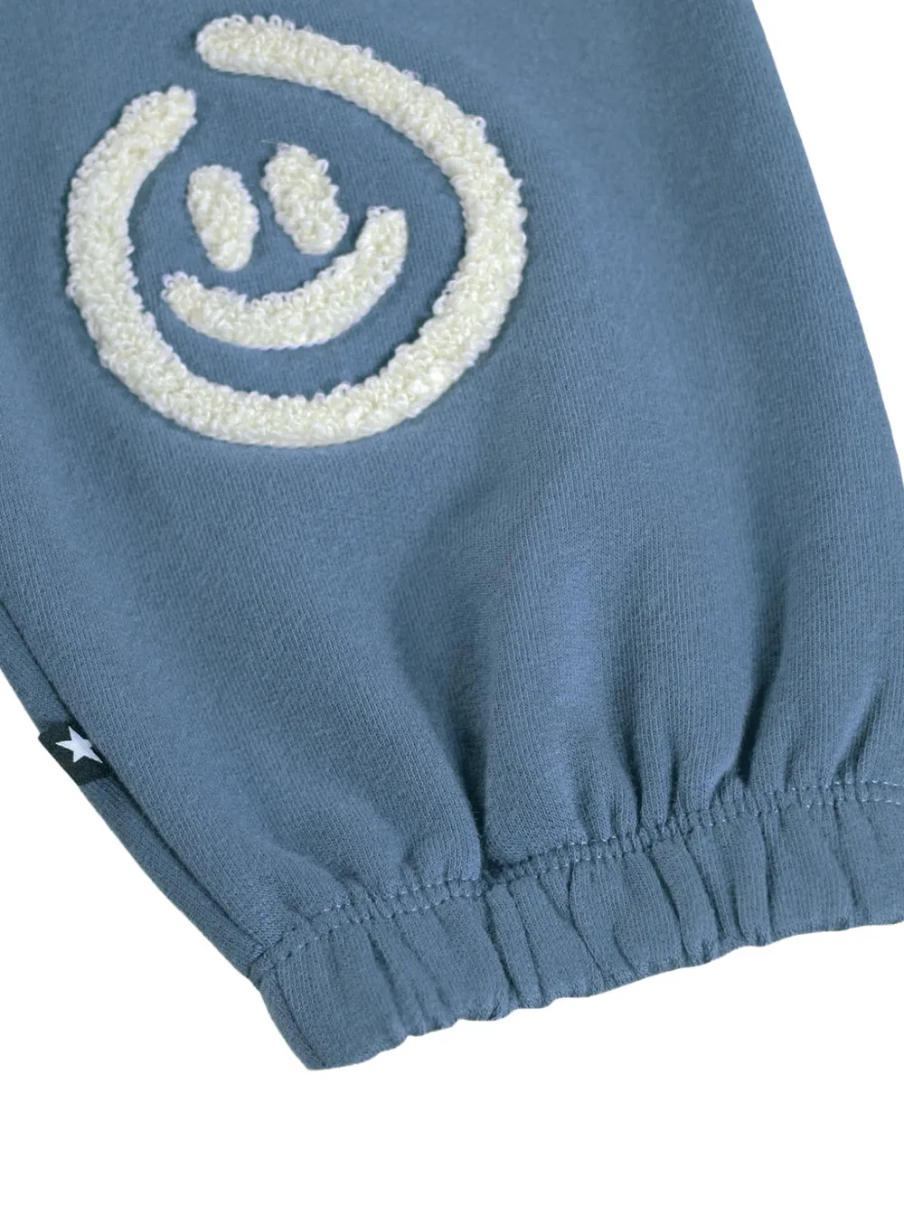 Molo Trainingsbroek met bouclé-patch Blauw